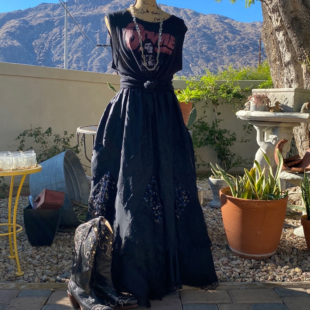 Vintage Sequins Skirt